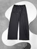 High-End Korean Style Velvet Wide-Leg Drawstring Pants