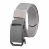 Trendy Men’s Canvas Belt – Smooth  Nylon Belt, Casual Adjustable Waist Belt for Outdoor, Work, and Daily Fashion