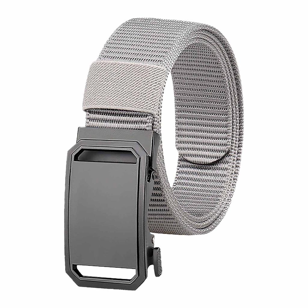 Trendy Men’s Canvas Belt – Smooth Nylon Belt, Casual Adjustable Waist Belt for Outdoor, Work, and Daily Fashion