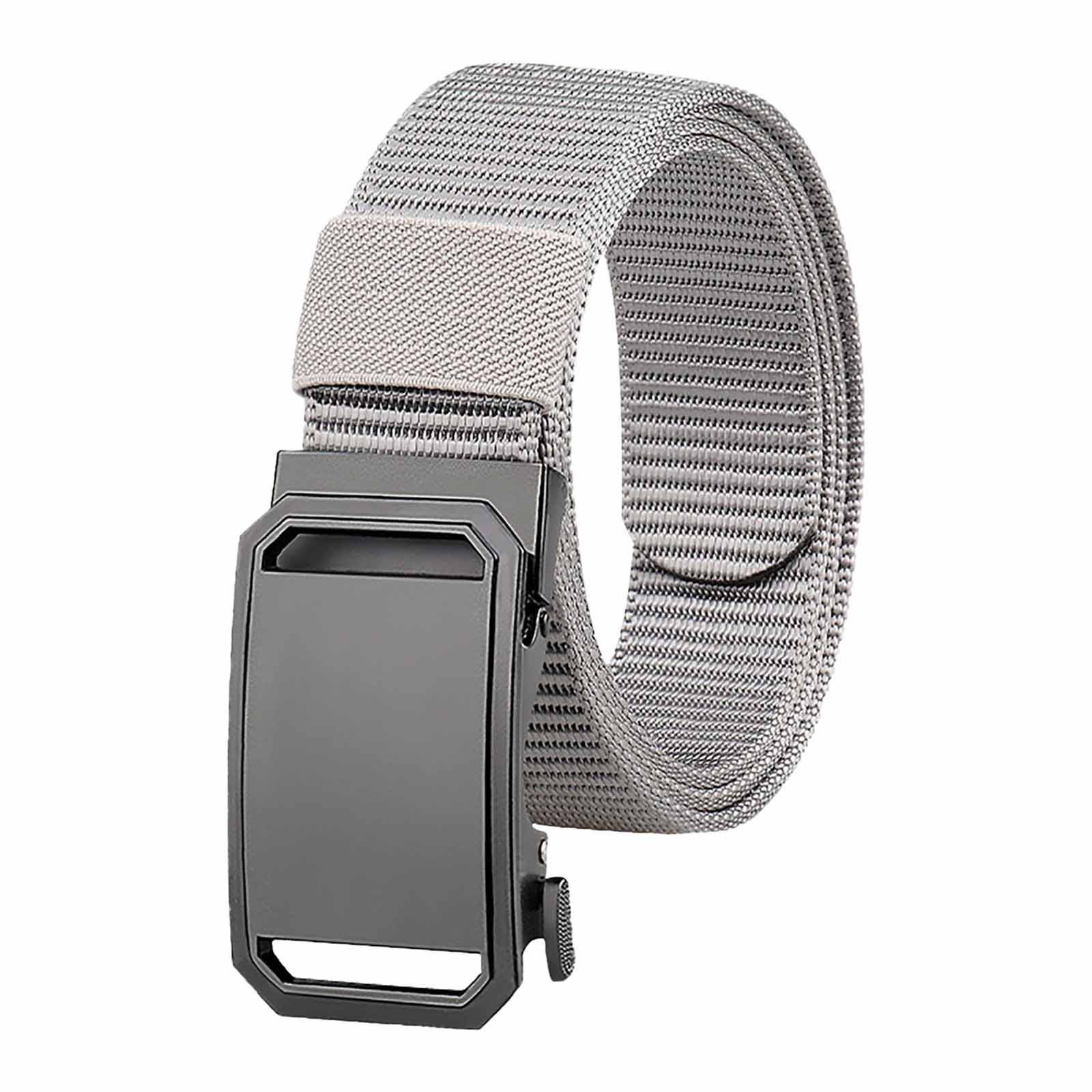 

Модный мужской холщовый ремень – Гладкий нейлоновый ремень, Повседневный регулируемый поясной ремень для улицы, работы и повседневной моды One Size