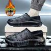 Pantofole in cotone invernali in velluto borsa termica e scarpe in cotone impermeabili e antiscivolo suola spessa pantofole taglia grande