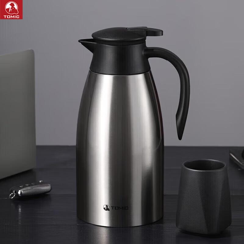 TOMIC Double-Wall Stainless Steel Thermos Flask