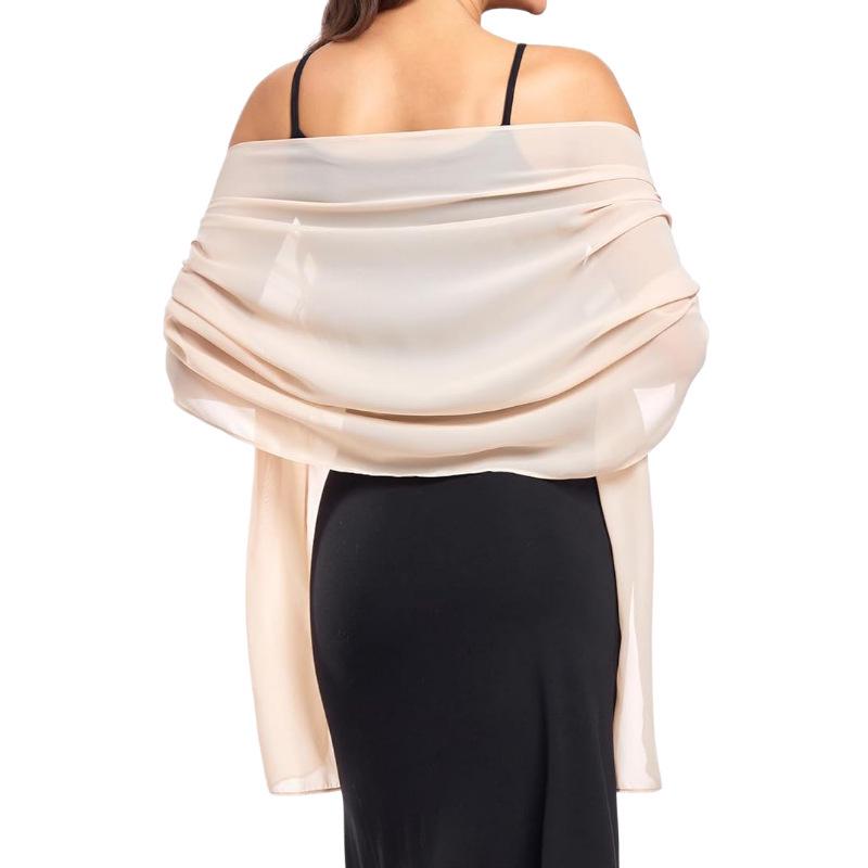 Women's Chiffon Evening Shawl and Wrap for Weddings and Bridesmaids