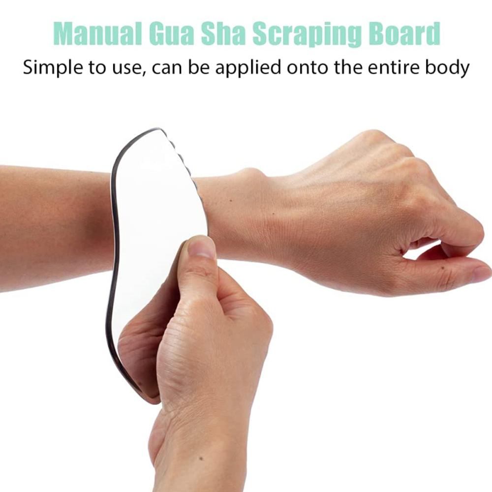 1pcs  Stainless Gua Sha Tools Steel Scraping Massage Tool Facial Massage Tools for Relaxing Soft Tissue, Reduce Head, Neck