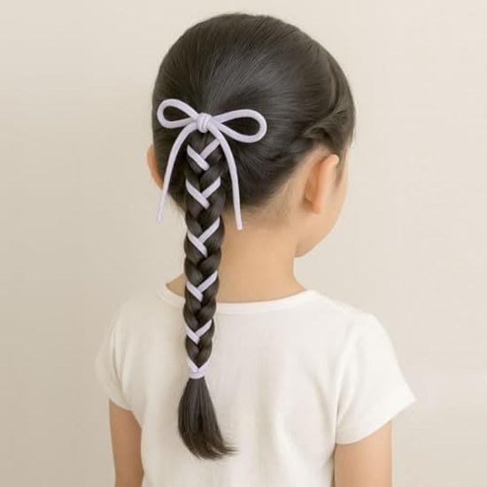 Hair tie Color long HR-I23 M size approximately 3mm x 100cm (76 fluorescent orange) rubber Updo accessory