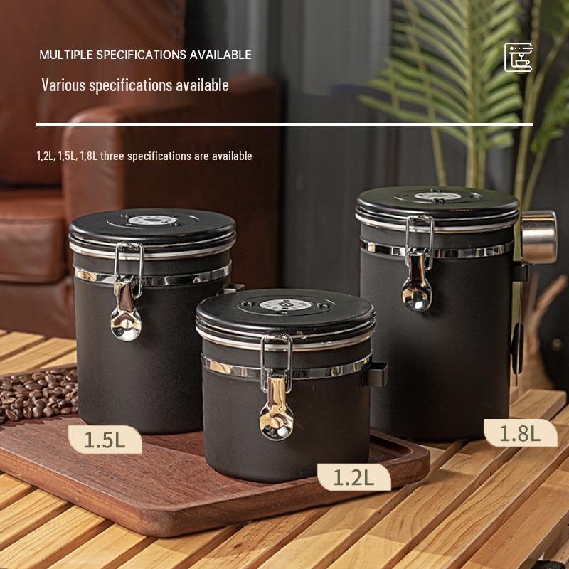 304 Edelstahl Luftdichter Kaffee- und Getreidevorratsbehälter