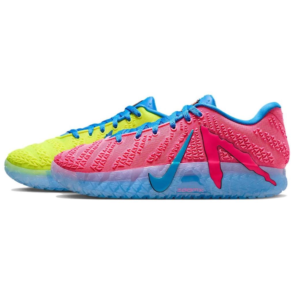 Nike X Kool Aid Ja Morant 3 Supporto Rimbalzo Presa Scarpe da Basket Basse Uomo Rosa Giallo IW1160-700