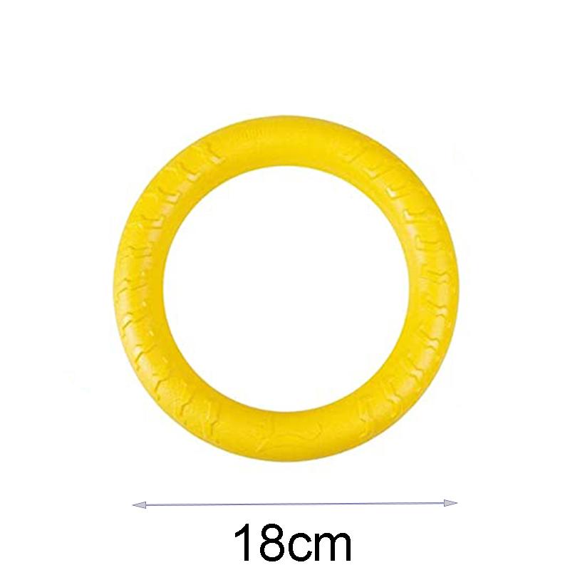 Haustier Flugscheiben Trainingsring Zerrspielzeug Hundespielzeug für Große Hunde Bissfeste Kauspielzeugball Schwimmender Welpe Interaktives Zubehör