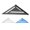 Aluminum Alloy Triangle Ruler Metric Imperial Clear Scale High Accuracy Easy To Read for Engineer Ca