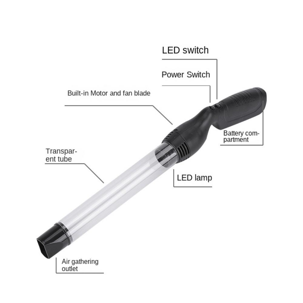 Light Powerful Electronic Bug Vacuum Insect Sucker Grabber Moth Insect Suction Device Pest Catcher