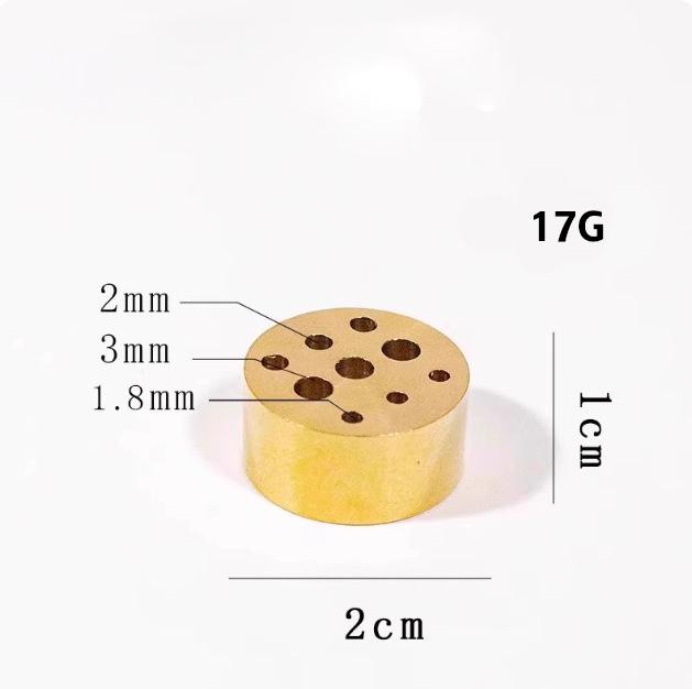 Pure Brass 9-Hole Incense Holder, Universal Incense Stick Burner for Sandalwood, Spiritual Prayer, Meditation, Home Office Decor