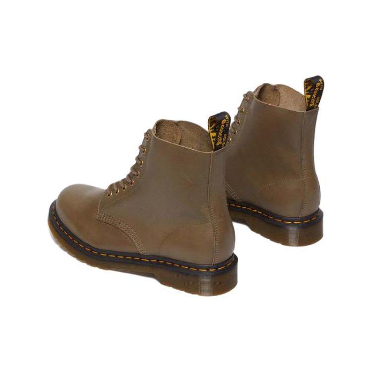 Dr. Martens 1460 Leather Round Toe Lace-Up Flat Ankle Boots Unisex Ankle Boots Brown 31004352