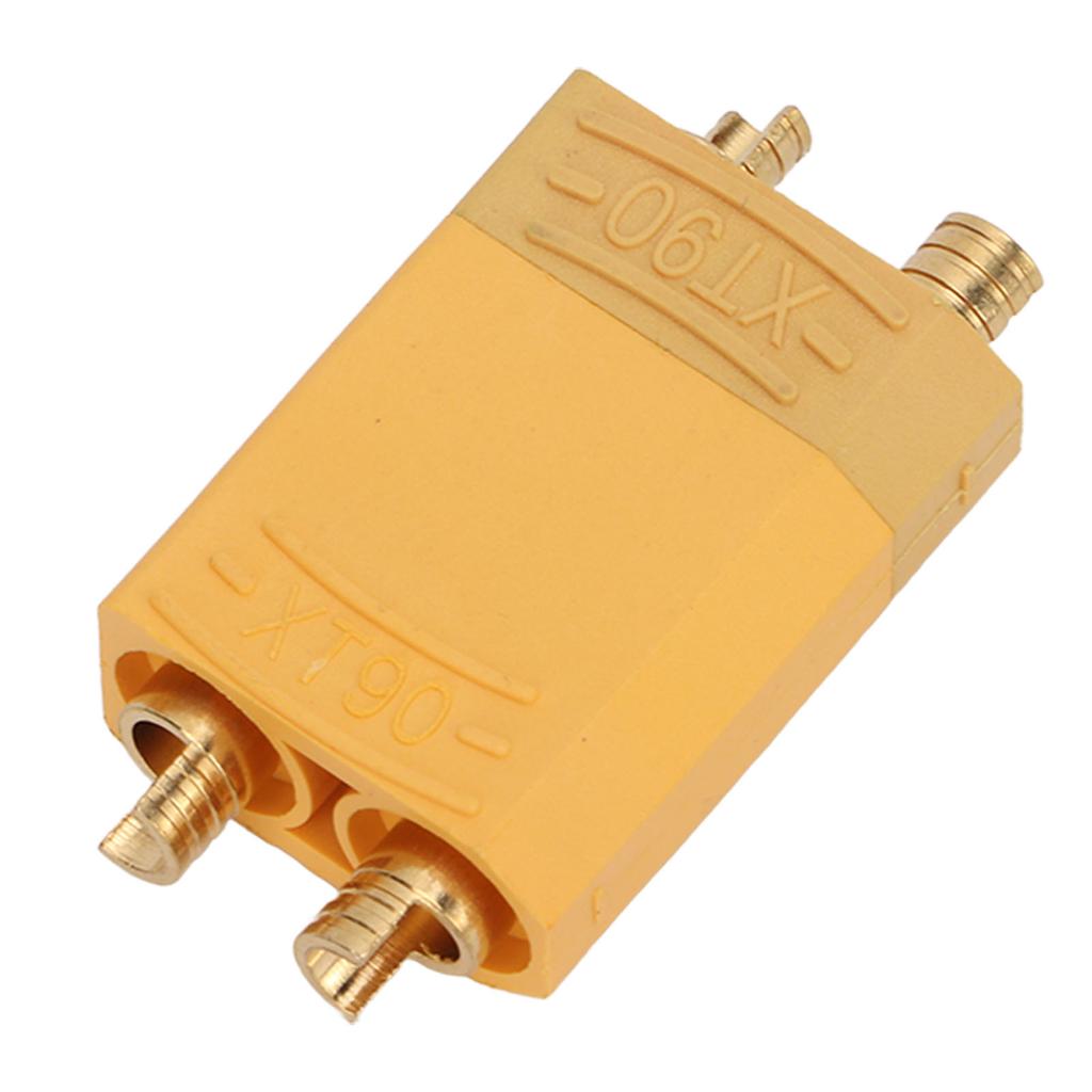 XT90 Connector Reusable Stable Male and Female Connector Plug for Connecting Batteries and ESCs Yellow