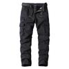 Men Casual Cotton Cargo Pants Elastic Outdoor Hiking Trekking Tactical Sweatpants Male Military Multi-Pocket Combat Trousers