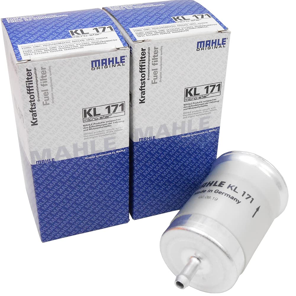 

Set of 2 MAHLE F901 Fuel Filters for Nissan Silvia, 180SX, Skyline, and Fairlady Z. Manufactured by the OEM.