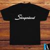 Slingerland Script Logo Schwarzes T-Shirt