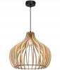 MODERNE HOLZ-LED-DECKENHÄNGELEUCHTE