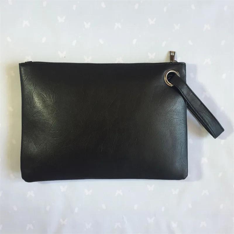 Solid Women's Clutch Bag Leather Women Envelope Bag Clutch Evening Bag Female Clutches Handbag