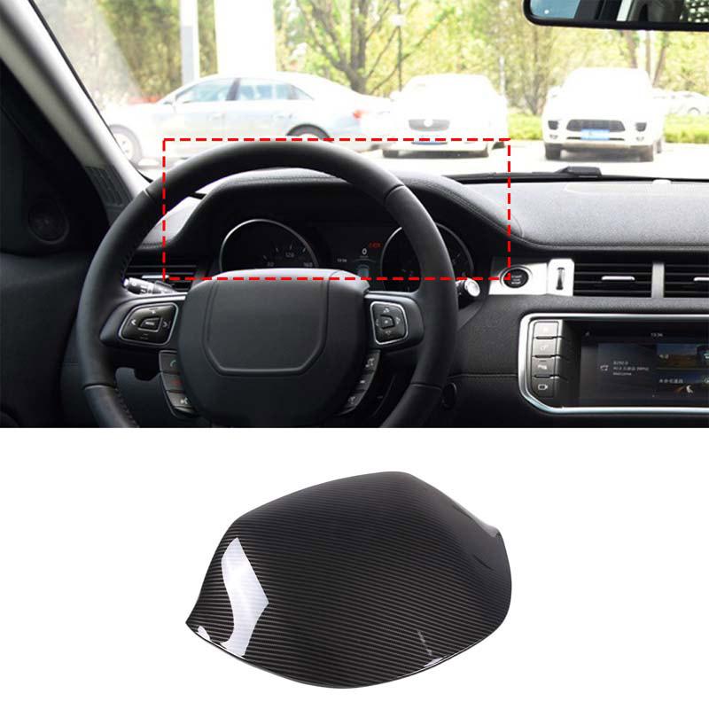 For Land Rover Range Rover Evoque 2011-2018 Car Carbon Fiber Interior Gear Shift Console Decoration Cover Stickers Accessories