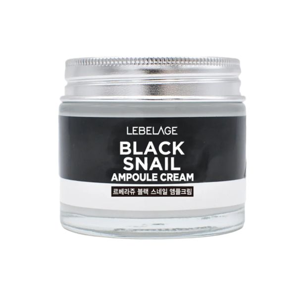 LEBELAGE Black Snail Ampoule Cream 70mL