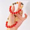 Maillard Maple Natural Tiger'S Eye Honey Milk Cover Citrine Red Chalcedony White Crystal Bracelet Bracelet