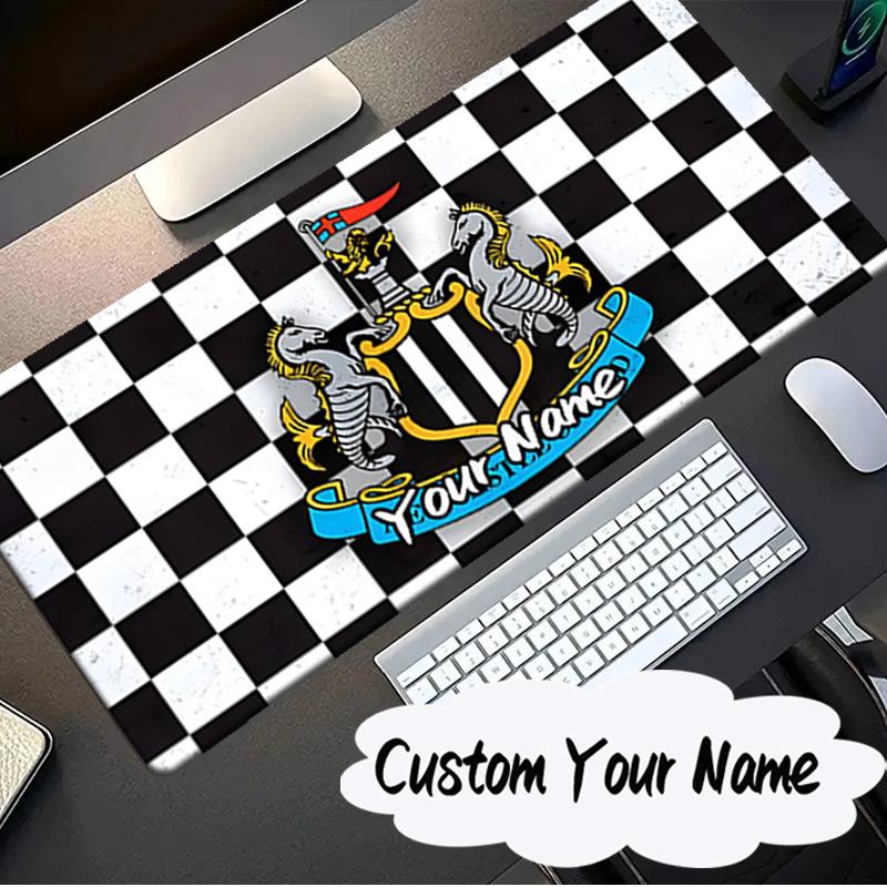 Custom Name Mouse Pad Dynamic Newcastle Football  Mouse Pad, Gaming Mouse Pad, Keyboard Pad, Desk Decor for Computer Notebook Fan Birthday Gift