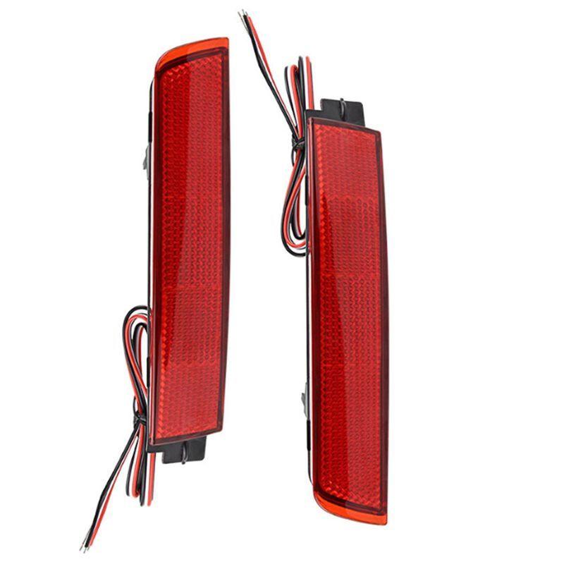 Powerful Car Rear Bumper LED Tail Brake Light Reflector Light Red Lens Accessories For Nissan Juke/Murano/Infiniti FX35 FX37 FX5