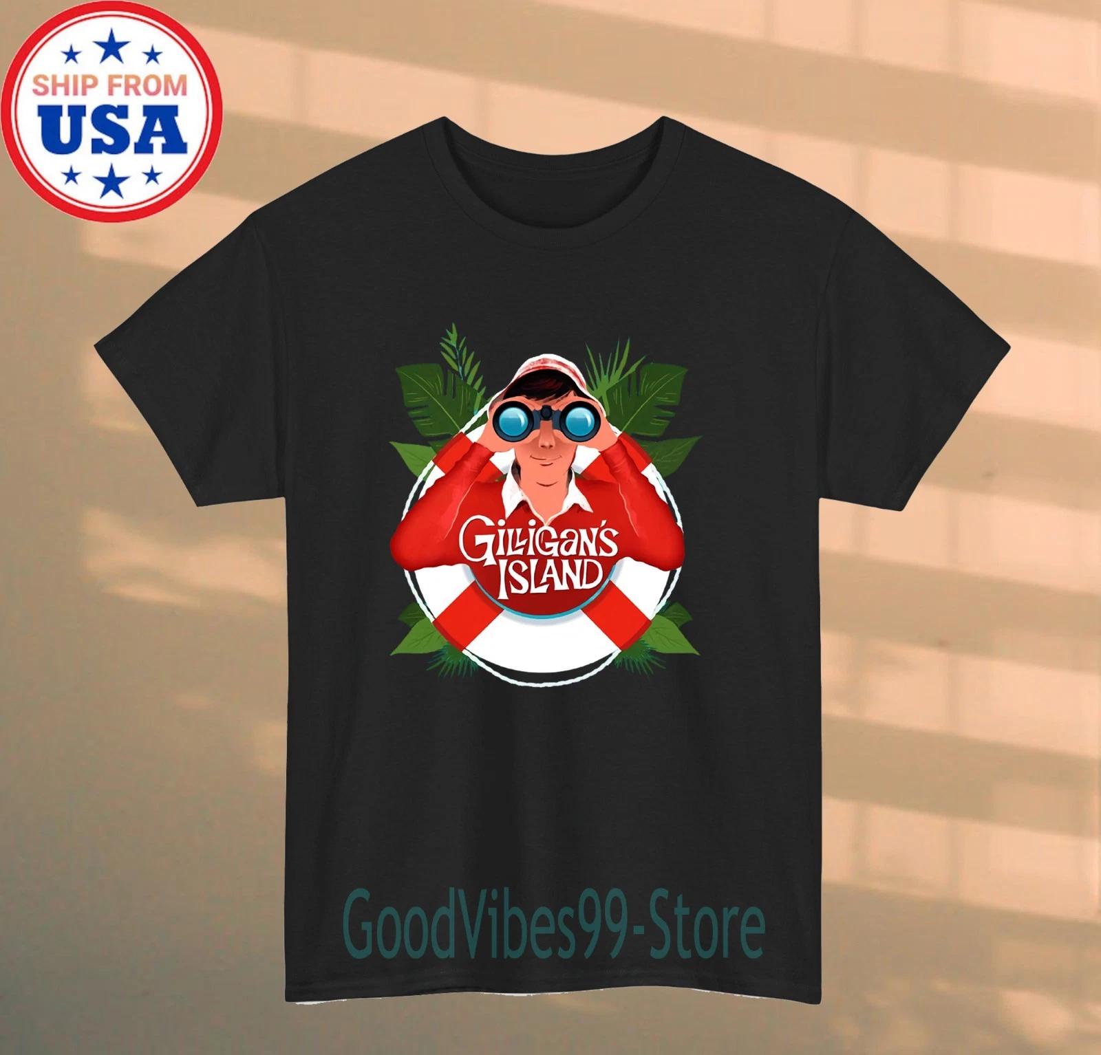 Gilligan s Island Retro TV Show Men s Black Size S-5XL S