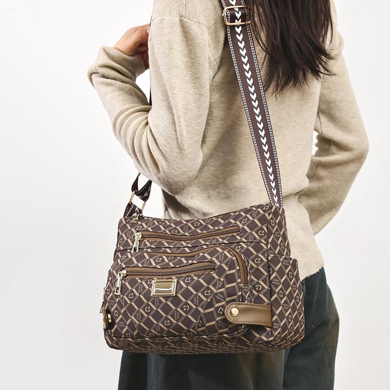 Damen-Umhängetasche mit mehreren Taschen, Muttertasche, große Kapazität, Reise-Umhängetasche