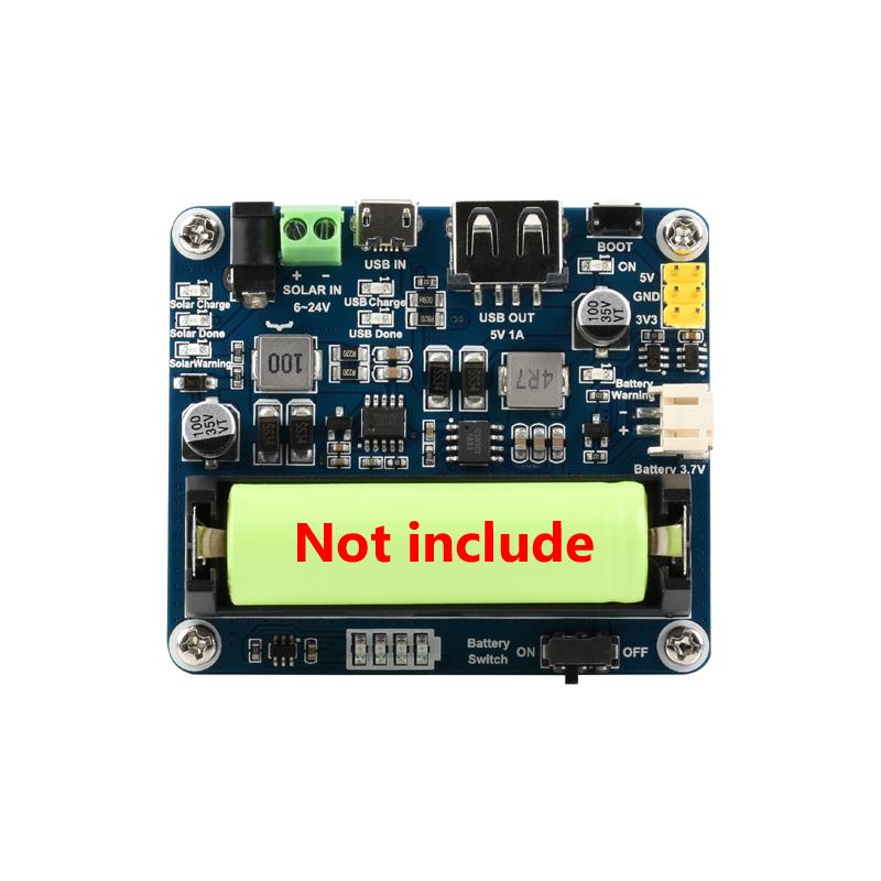 Solar Power Management Module for 6V~24V Solar Panel Support 14500 Li Battery(Not include)