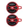 2 Sets Front Fork Airtight Cover Red Full CNC Aluminum Alloy Replaceable Electroplating Process