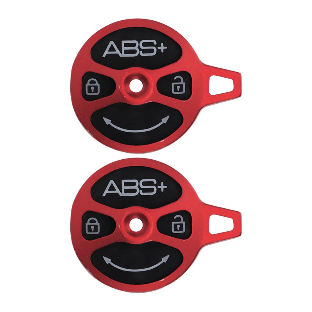 2 Sets Front Fork Airtight Cover Red Full CNC Aluminum Alloy Replaceable Electroplating Process