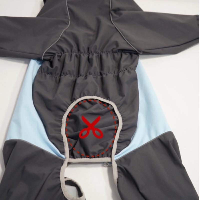 Dog Raincoat Full-Body Four-Legged Hooded Waterproof Rainwear for Golden Retrievers Labradors and Medium Large Dogs Raincoat