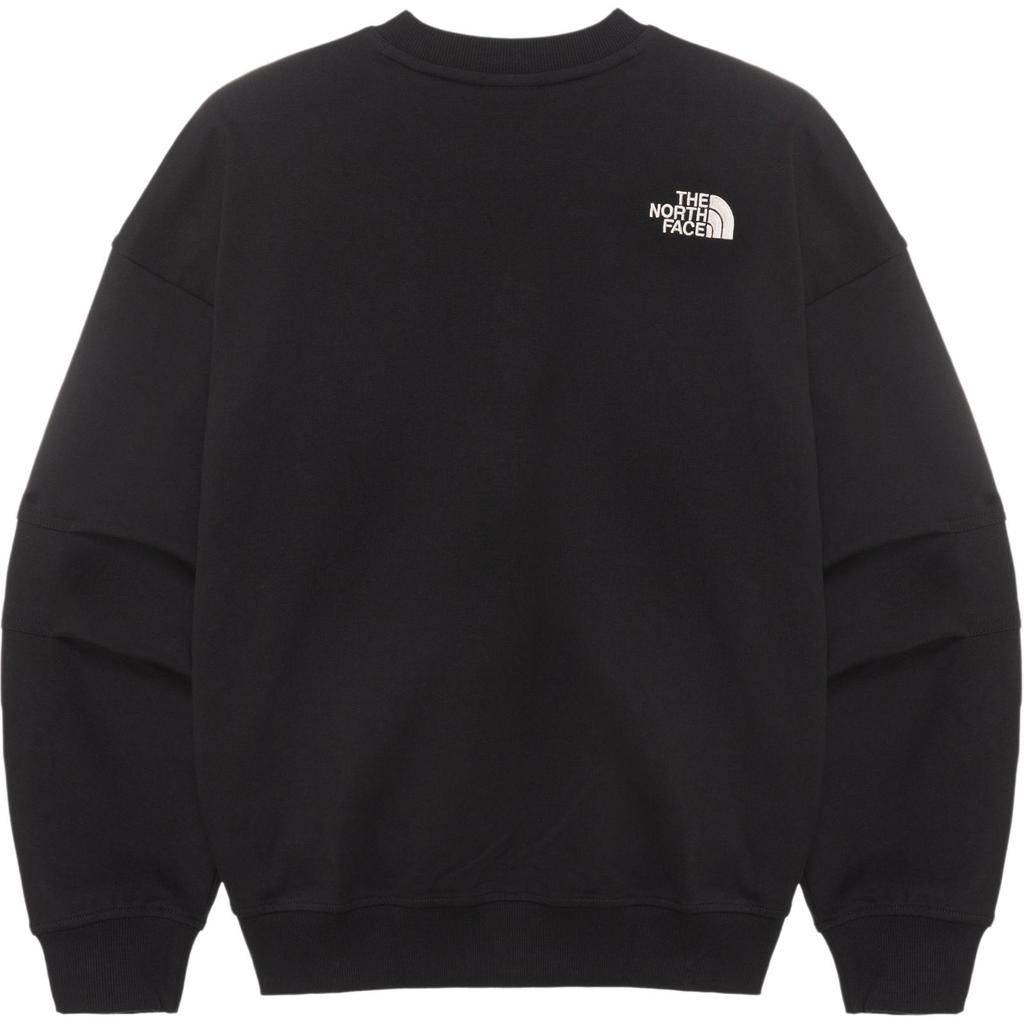 The North Face Logo Loose Fit Long Sleeve Sweatshirt Unisex sweatshirt Black NM5MR01J