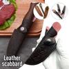 Rindsleder Messerscheide Outdoor Kleines Gerades Messer Set Gürtelschlaufe Jagd Multi Holster Tragescheide Camping Ledermesser Scheide