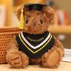 Graduation Dr. Bear Hat Dr. Bear Plush Bear Bachelor Teddy Bear Doll