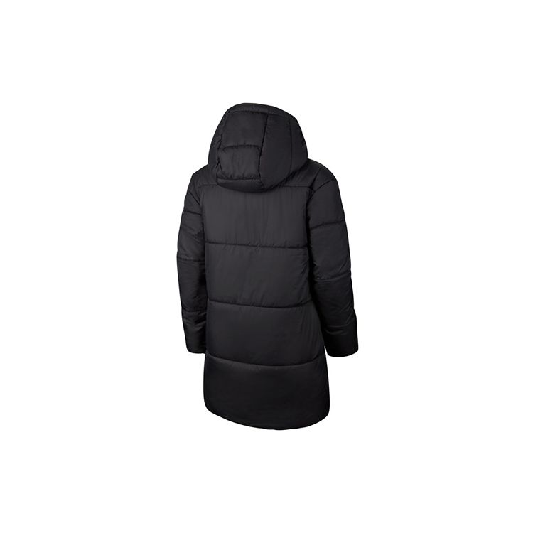 Nike Synthetic Fill Hooded Cotton Jacket Winter Women jackets Black CV8671-010