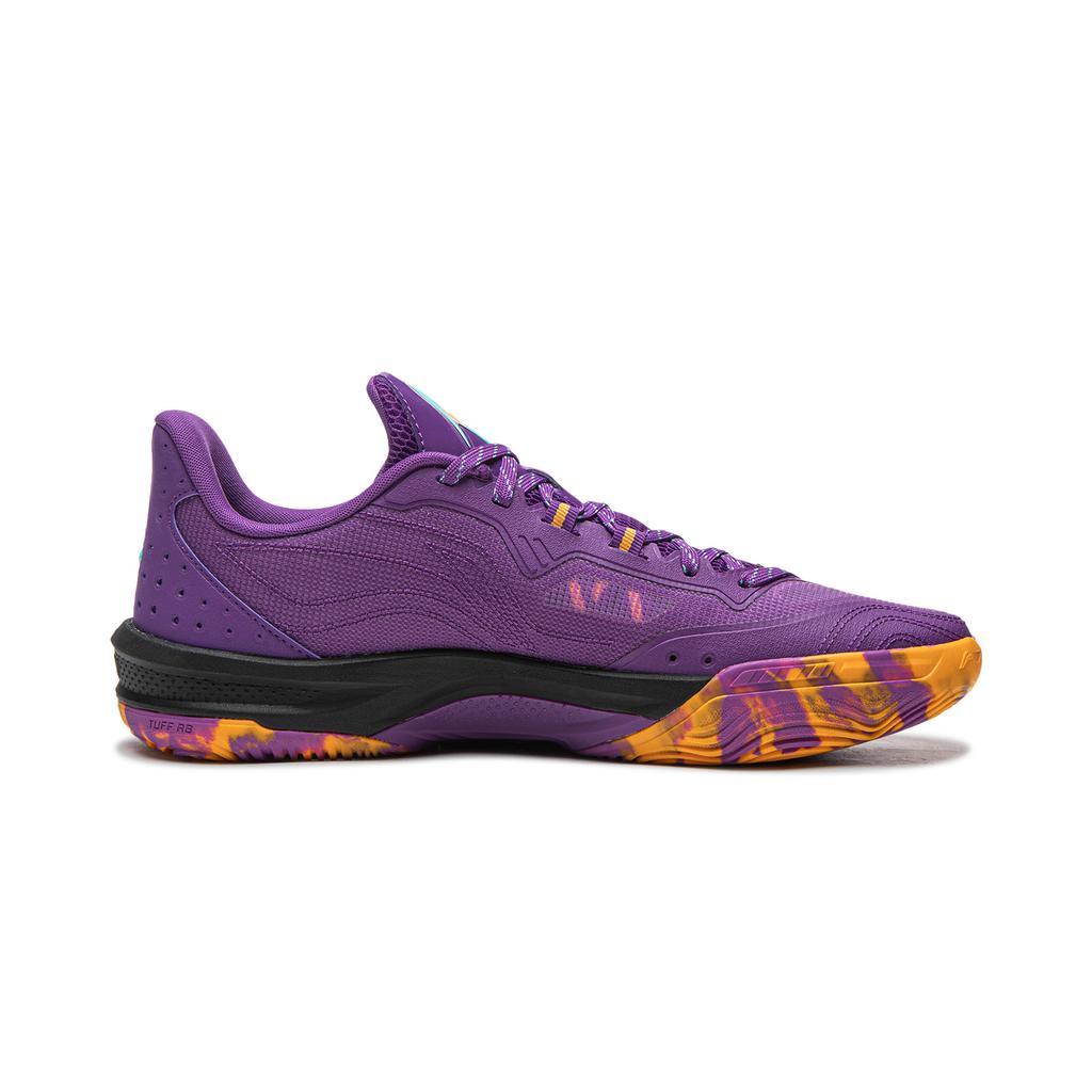 Li Ning Cushioning Abrasion Resistant Slip Resistant Breathable Rebound Grip Low Top Performance Basketball Shoes Men's ABPW009-6