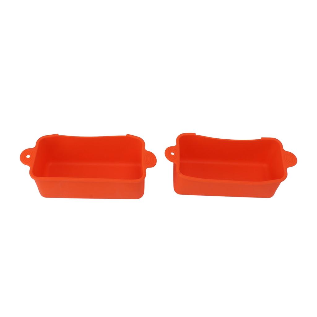 2Pcs Silicone Grease Cup Liners Reusable Drip Pan Liners Silicone Rear Grease Catcher for Griddle