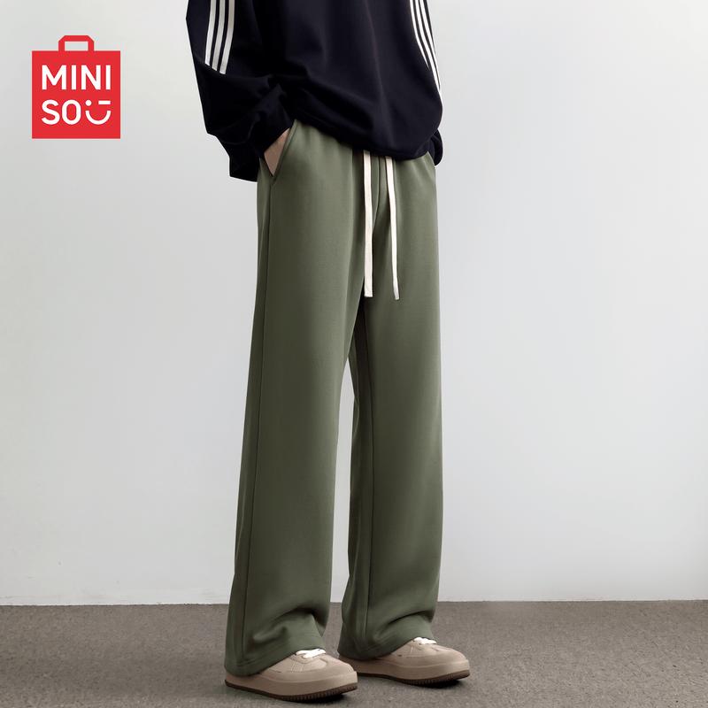 MINISO Men's American High Street Straight-Leg Casual Pants