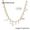 Multi Heart Beads Charms Necklace Bracelet For Women 18k Gold Plated Waterproof Non Tarnish Women's Necklaces Matching Bracelets