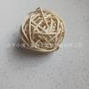 Hand Woven Natural Grass Ball Chew Molar Toy For Small Pets Rabbit Bird Guinea Pig