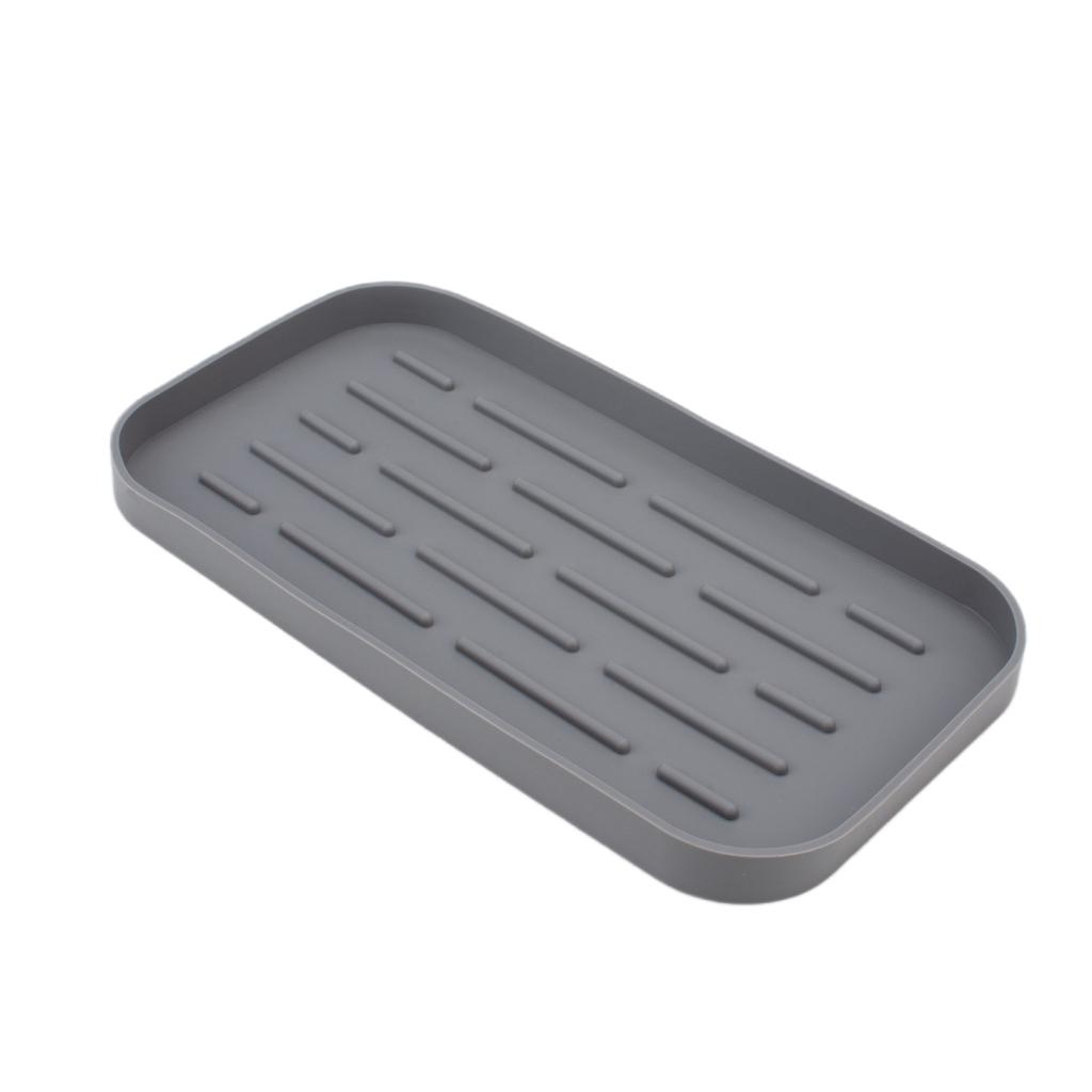 Raised Design Flexible Silicone Silicone Sponge Holder Drain Tray Accessible Coasters Features Note Accessible