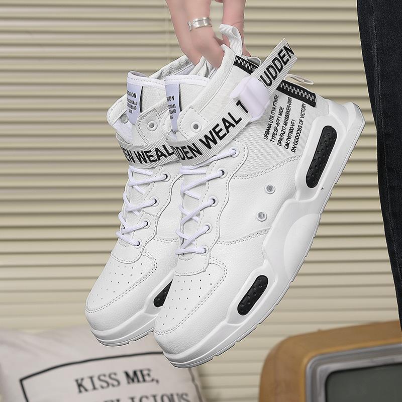 

Женская/мужская мода, трендовые высокие кроссовки, повседневные кроссовки, мужские ботинки36-44 44 чёрный/белый