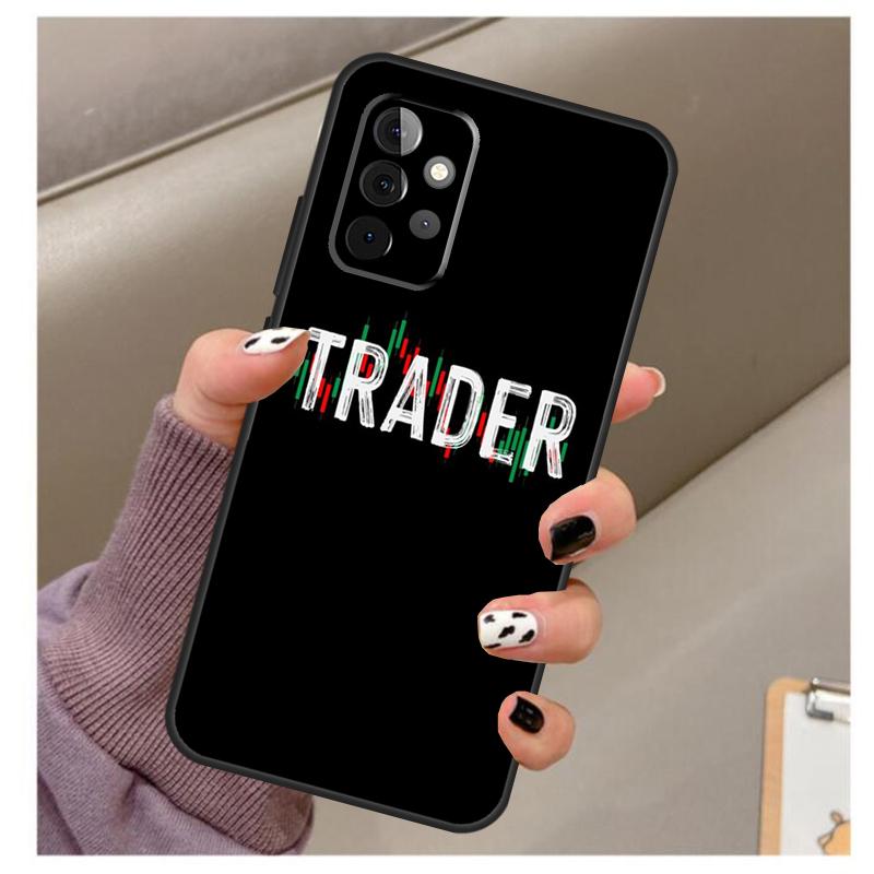 Day Trader Trader Trading Case For Samsung Galaxy A33 A13 A53 A34 A54 A14 A15 A16 A26 A36 A56 A12 A32 A52 A06 A35 A55