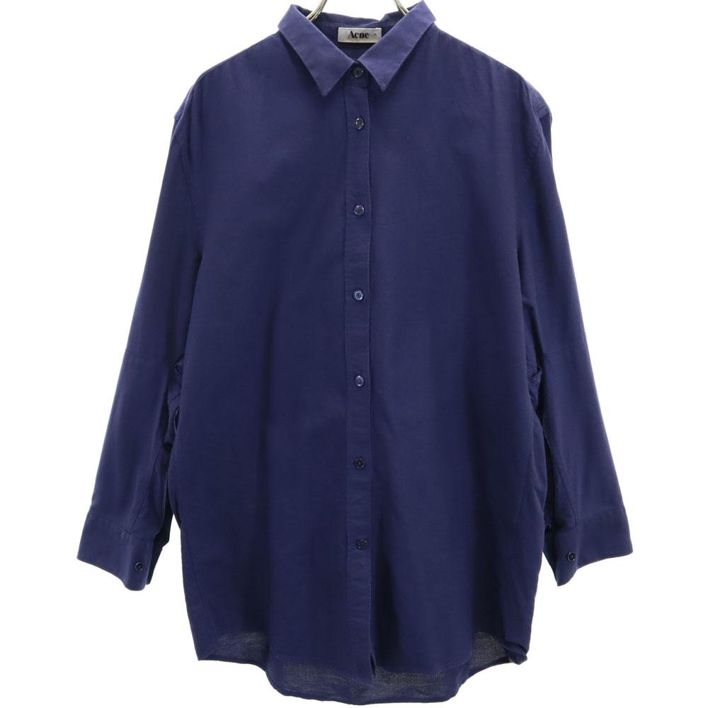 ACNE Long sleeve shirt 36 Navy Women Used