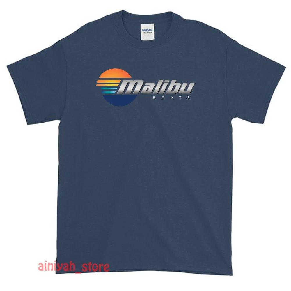 New Malibu Boats Inc Nasdaq Company Logo Men s Funny T shirt USA Size S-XXL M
