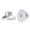 Black Record Weight Clamp Aluminum Disc Stabilizers for 7inch 45RPM Records Elevates Listenings