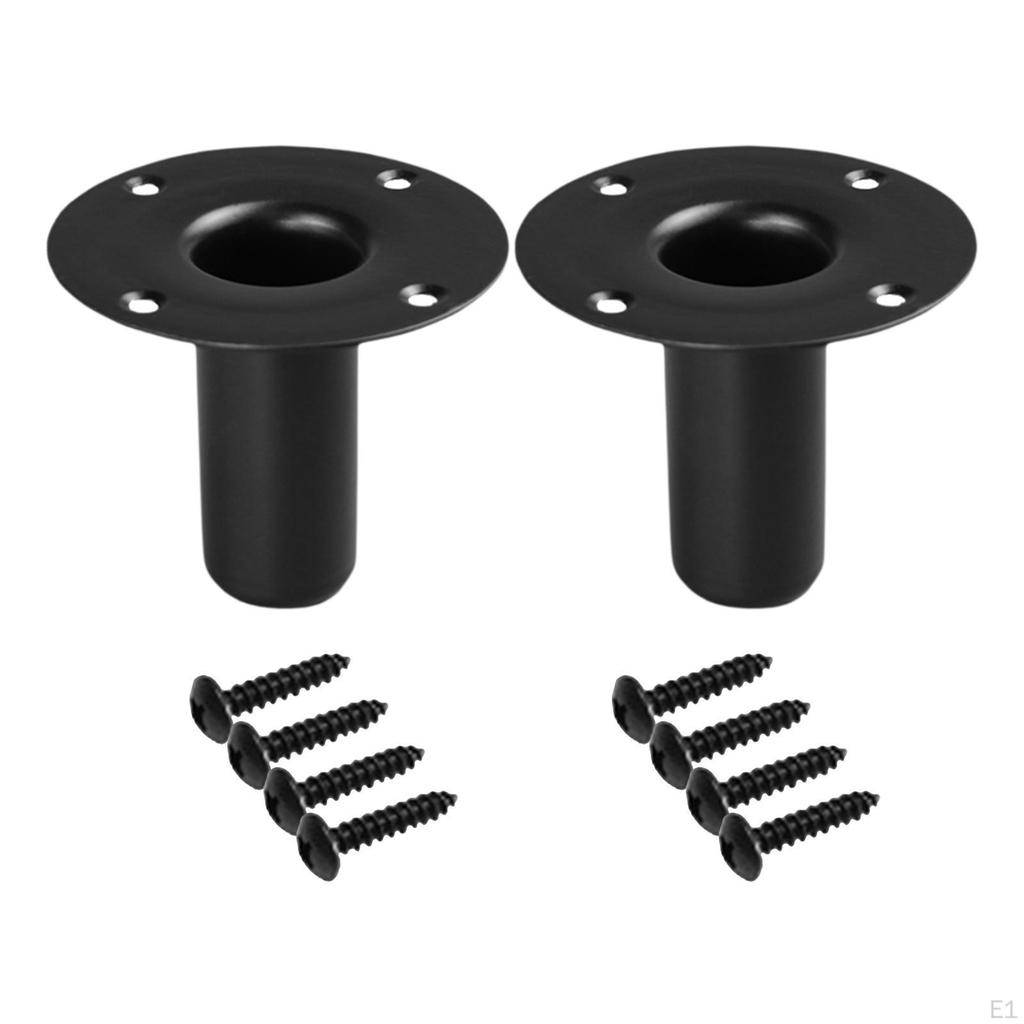 2Pcs Speaker Stand Mount Plate Bracket Rack Professional Bottom Base for