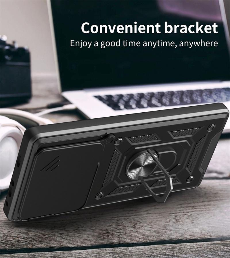 Armor Funda For Redmi Note 15 Pro Plus Car Magnetic Holder Ring Case For Xiaomi Redmy Note 15 Pro + Plus 5G Lens Protector Cover